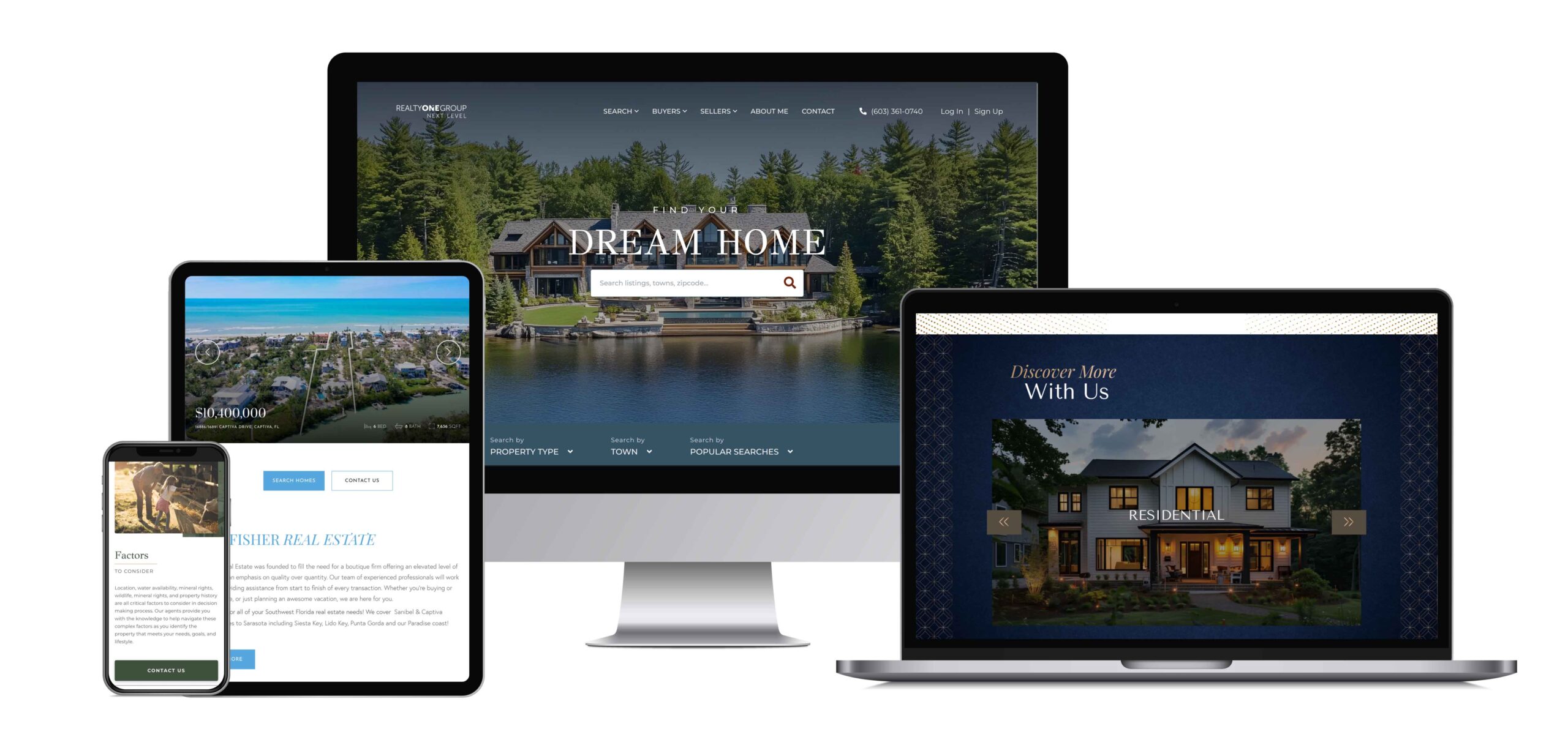 Fast, mobile-friendly real estate website with clear lead form